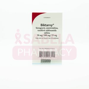 BICTEGRAVIR EMTRICITABINA TENOFOVIR, BIKTARVY TABS 50 MG