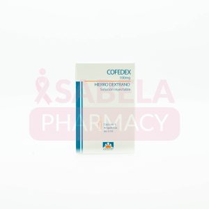 HIERRO DEXTRAN COFEDEX SOL. INYEC. 100MH/2ML C/3 AMP