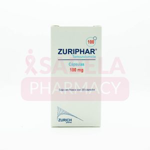 TEMOZOLAMIDA ZURIPHAR 100MG C/20 CAPS ZURICH