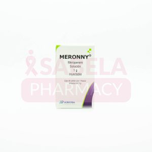 MEROPENEM MERONNY 1 G SOL INYEC.