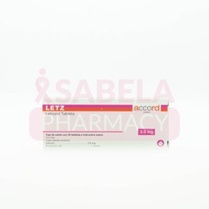 LETROZOL LETZ 2.5 MG CAJA C/30 TABS ACCORD