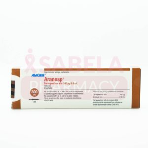 DARBEPOETINA ALFA, ARANESP 300 MCG/0.6 ML AMGEN
