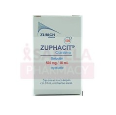CITARABINA ZUPHACIT 500 MG/10 ML SOL INY ZURICH