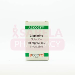 CISPLATINO ACCOCIT 50 MG/50 ML IV SOL INY