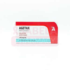 ACIDO TRANEXAMICO AGETAX 100MG/ML 10 FRASCOS
